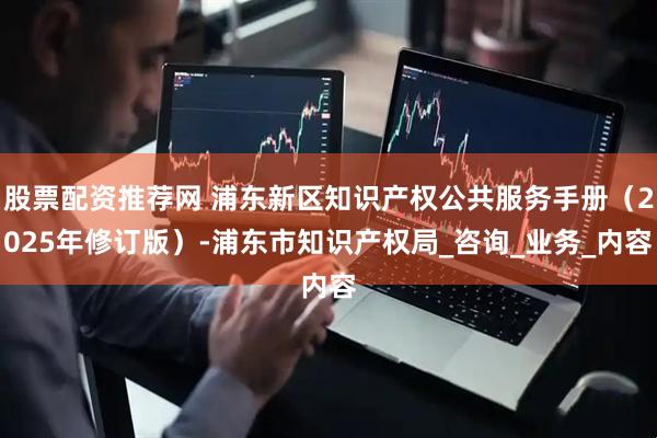 股票配资推荐网 浦东新区知识产权公共服务手册（2025年修订版）-浦东市知识产权局_咨询_业务_内容